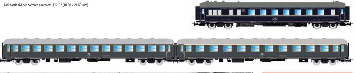 HR4360 FS CIWL Reisezugwagen-Set 3-tlg. Ep.4a