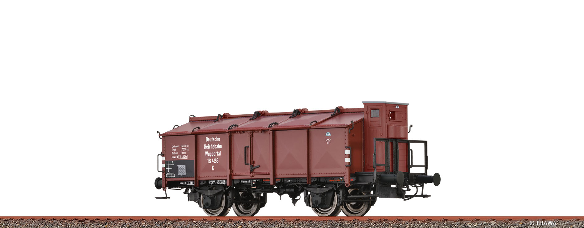 50551 DRG Klappdeckelwagen K mit Bühne Ep.2
