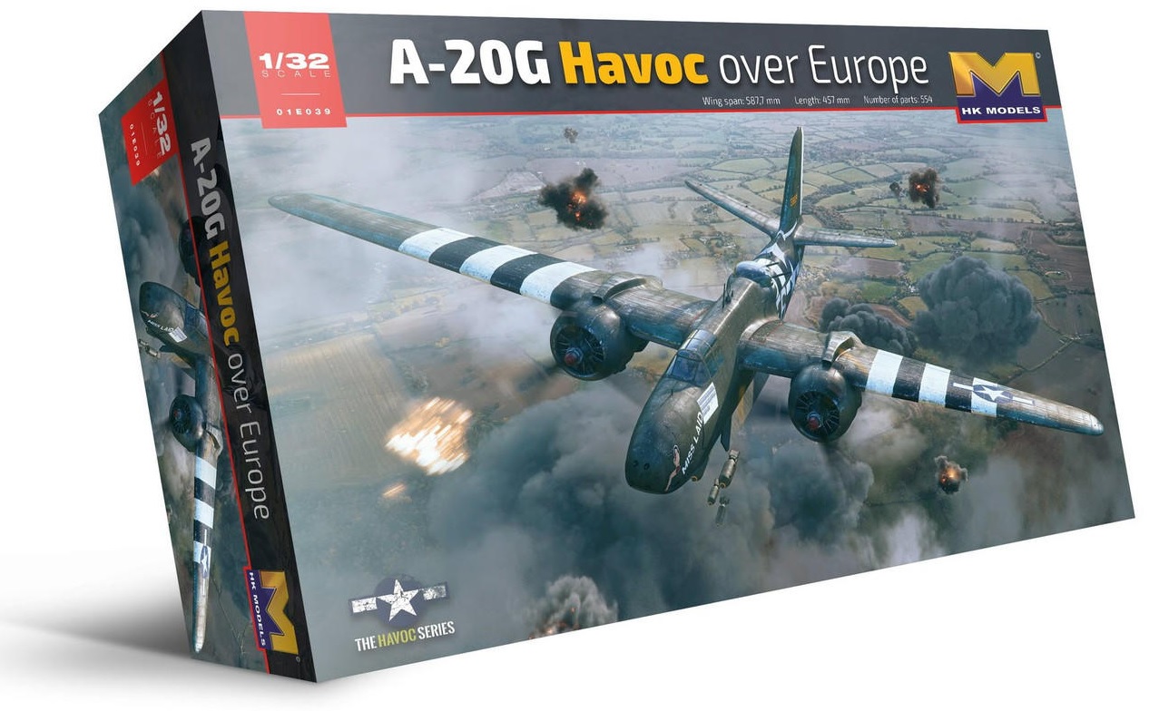 HongKong Models 01E039 A-20G Havoc Over Europe