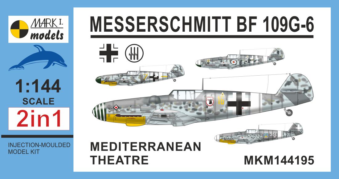 MKM144195 Bf 109G-6 Mediterranean Theatre (2in1)