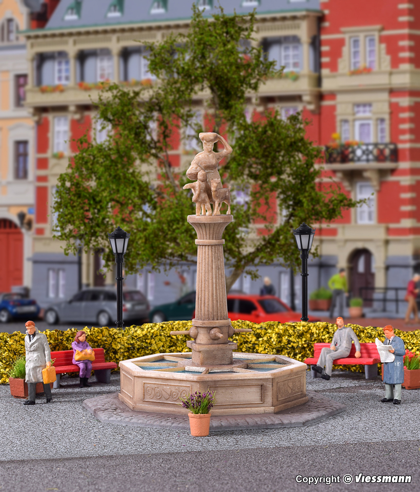 Kibri 38151 Deko-Set Brunnen