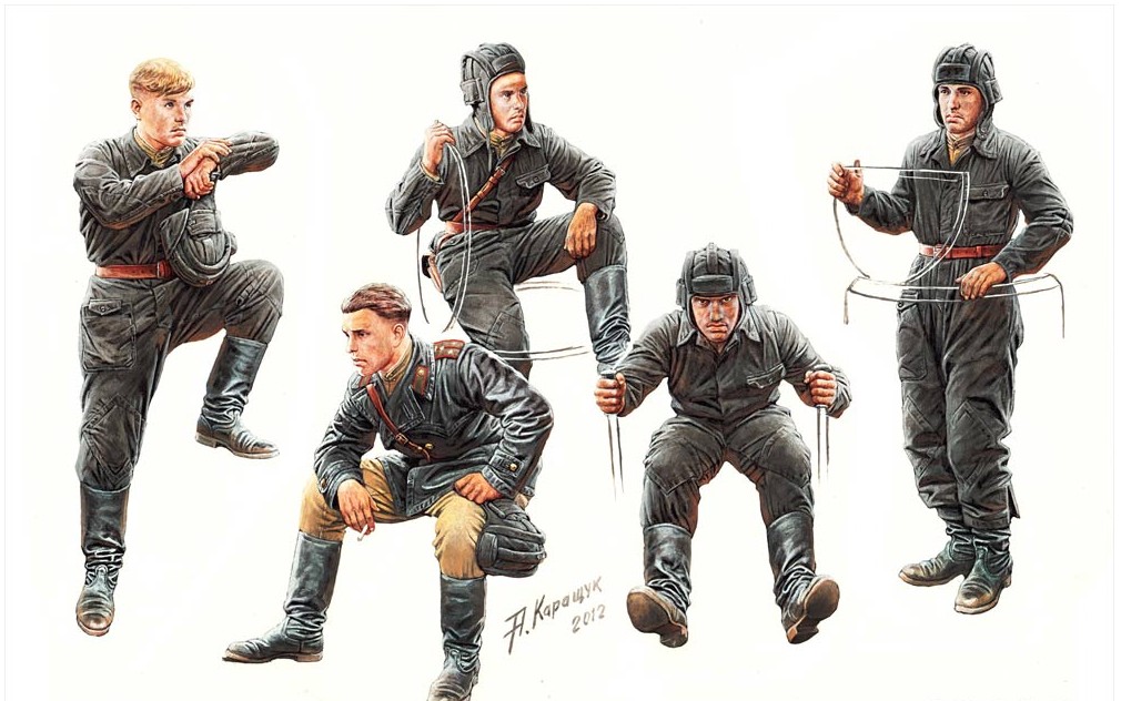 MB3568 Soviet Tank Crew 1943-45