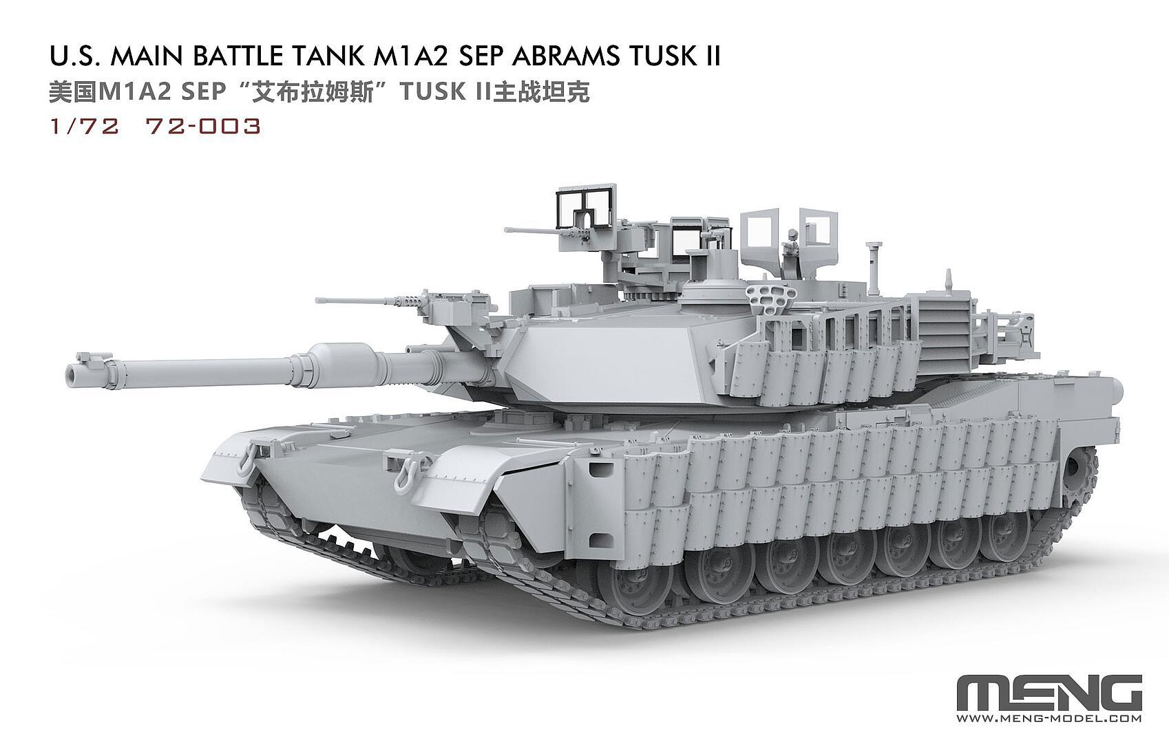 MENG 72-003 M1A2 SEP ABRAMS TUSK II