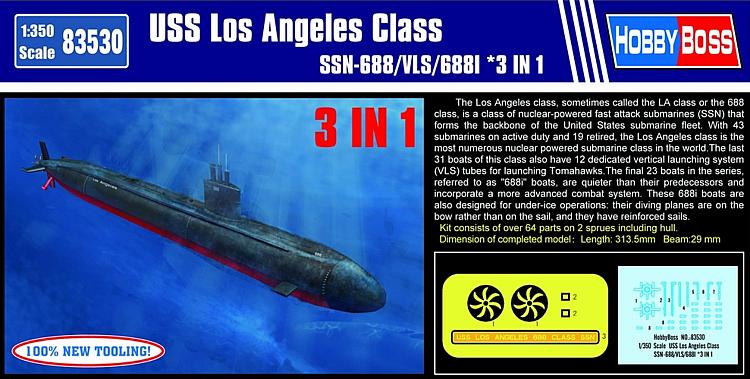 83530 U-Boot USS Angeles Class SSN-688