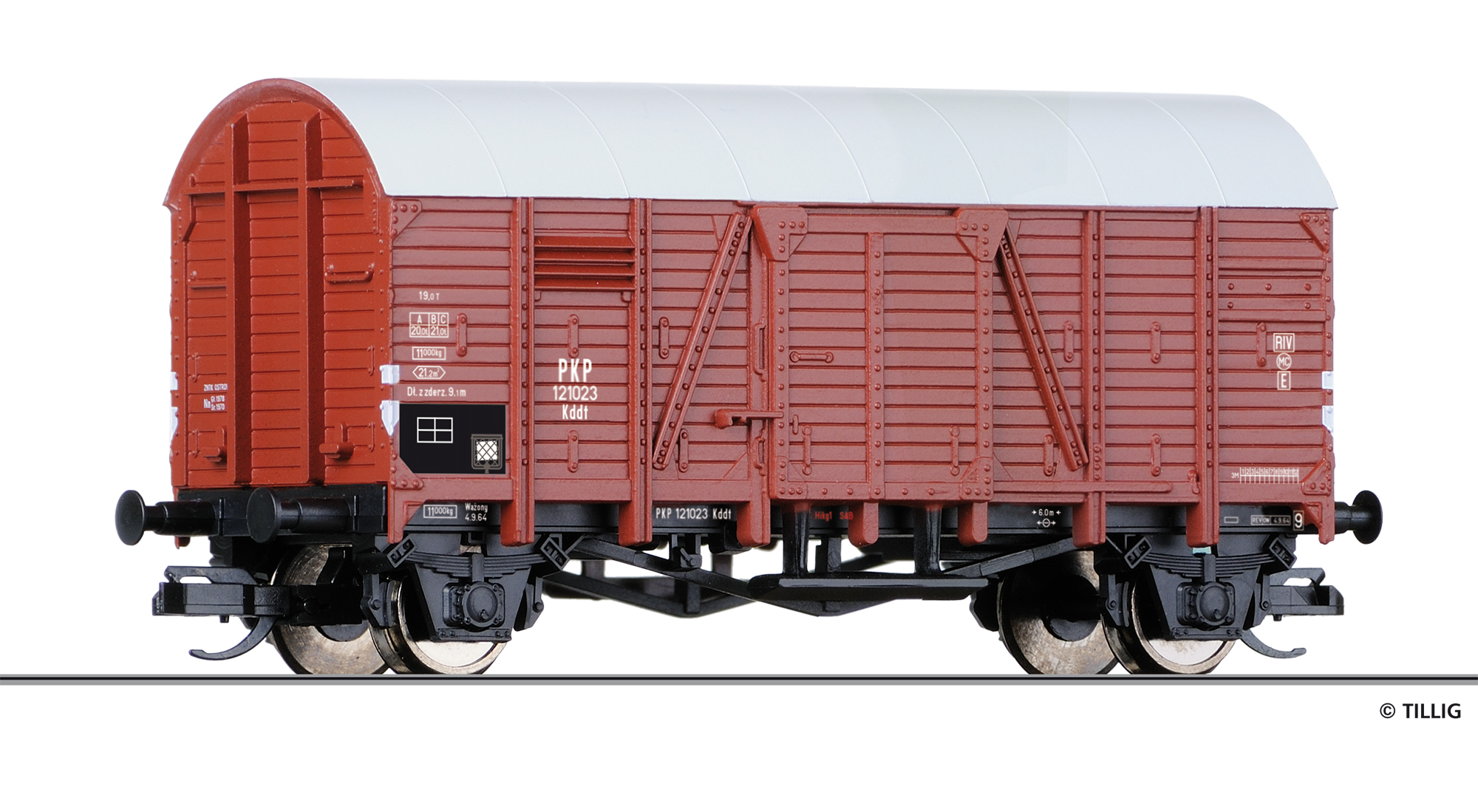 95238 Gedeckter Güterwagen Kddt der PKP