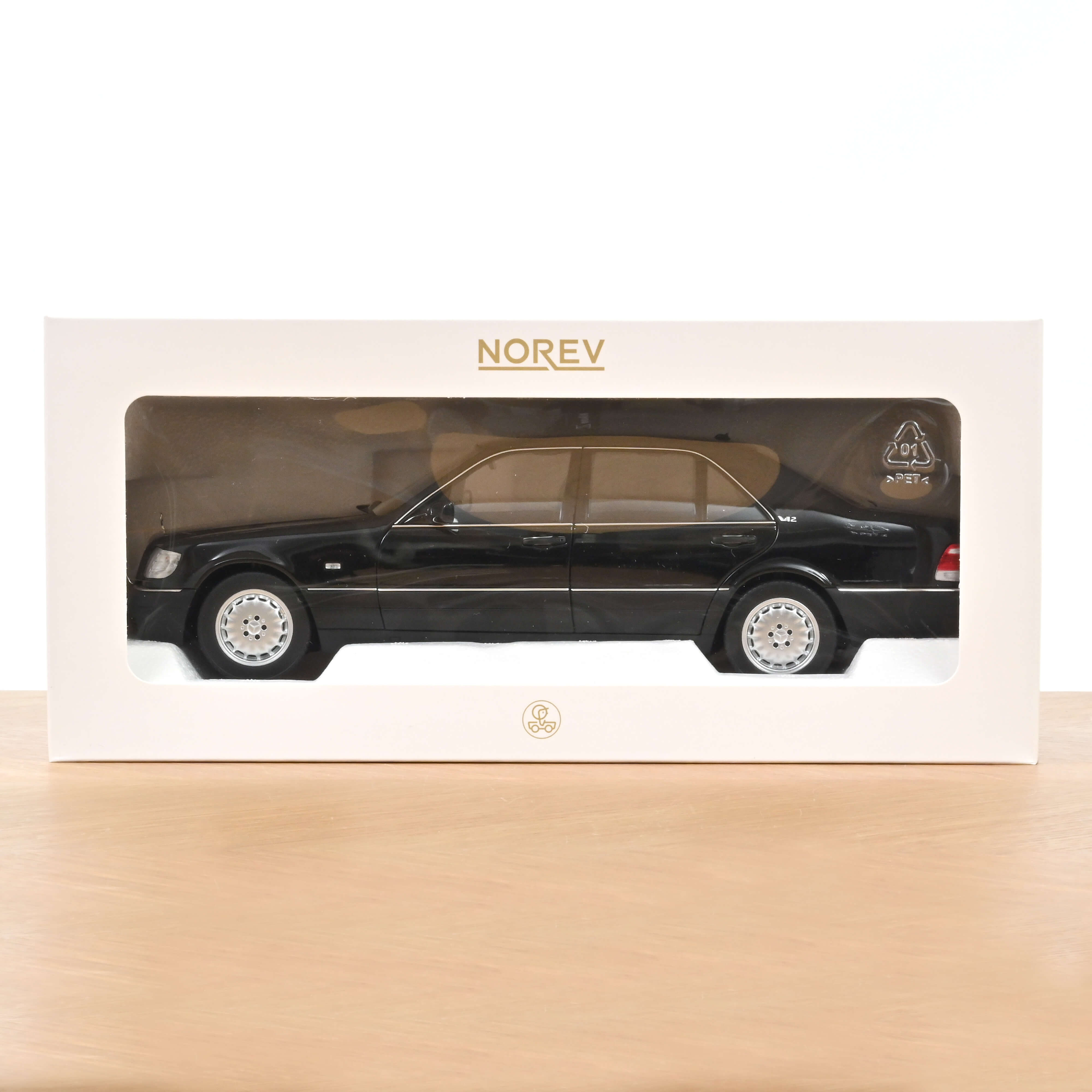 Norev 183045 MB S600 Lim. schwarz (1997)