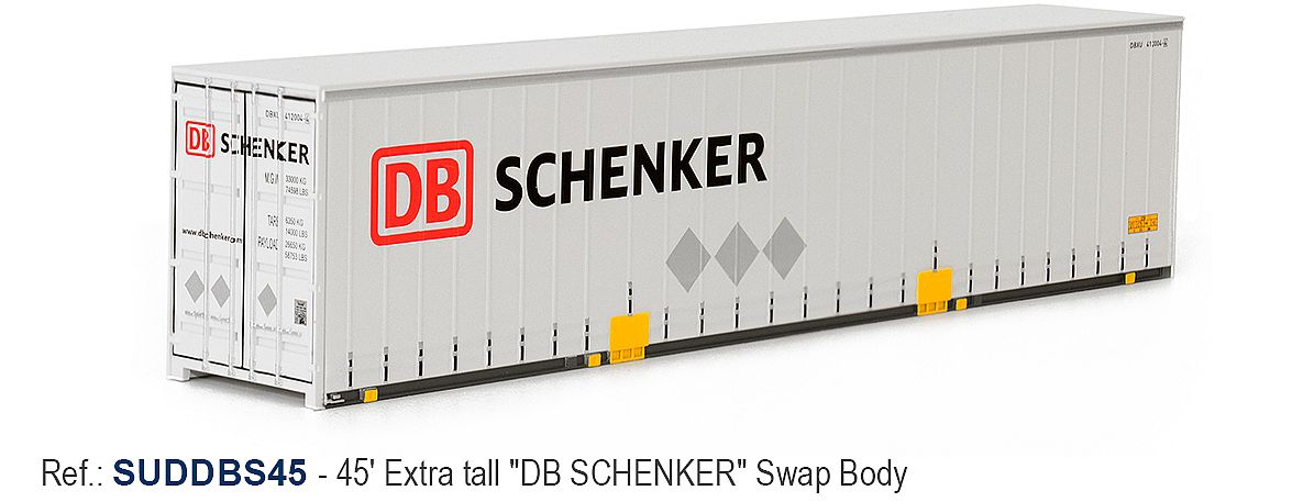 Sudexpress SUDDBS45 DB Schenker 45' Swap Container
