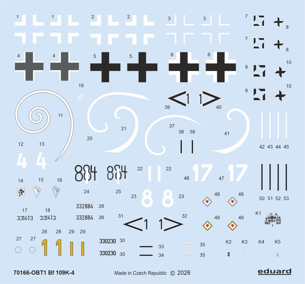 Eduard 70166 Messerschmitt Bf-109 K-4 - ProfiPack