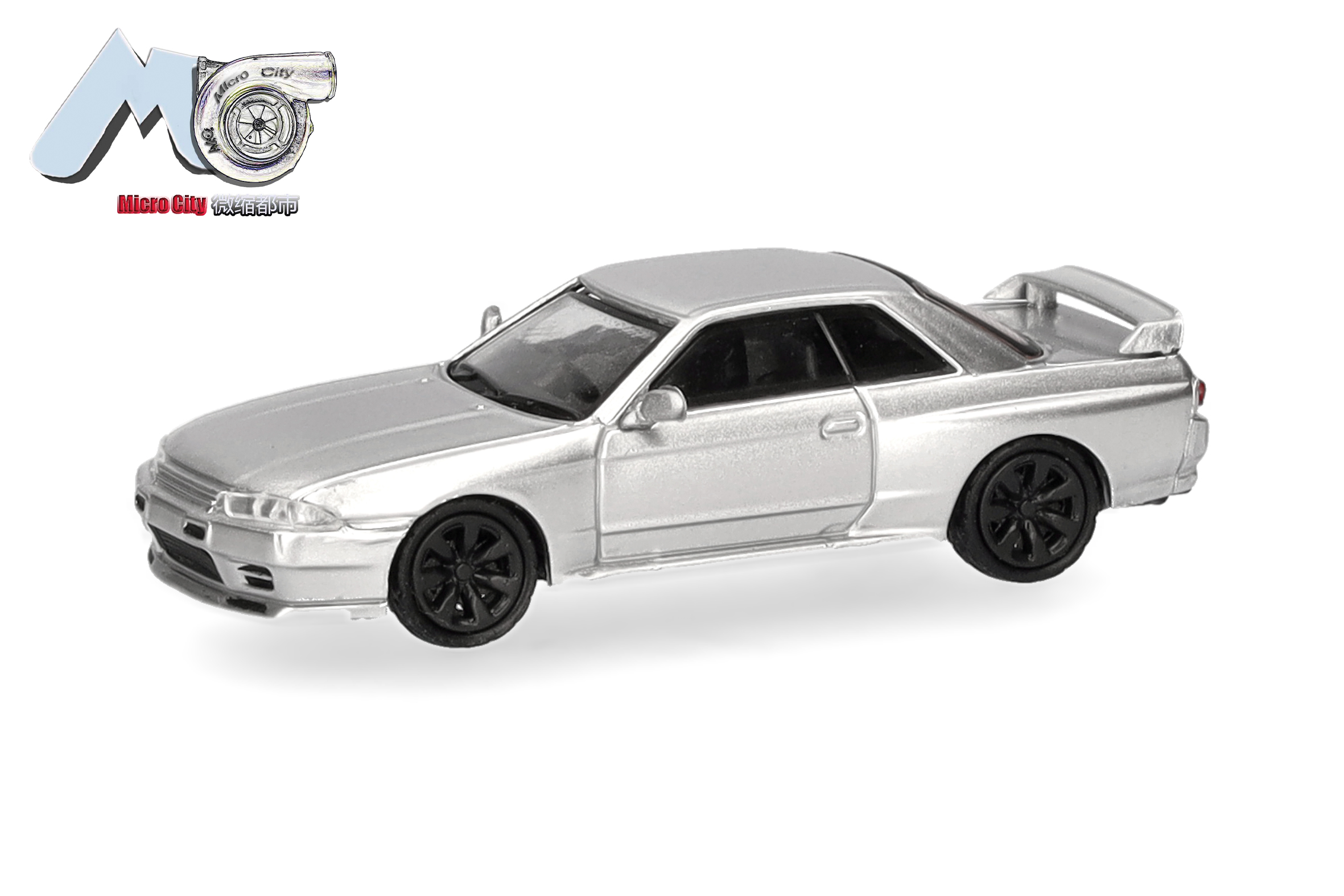 87MC000092 MicroCity: Nissan Skyline GTR32 silber