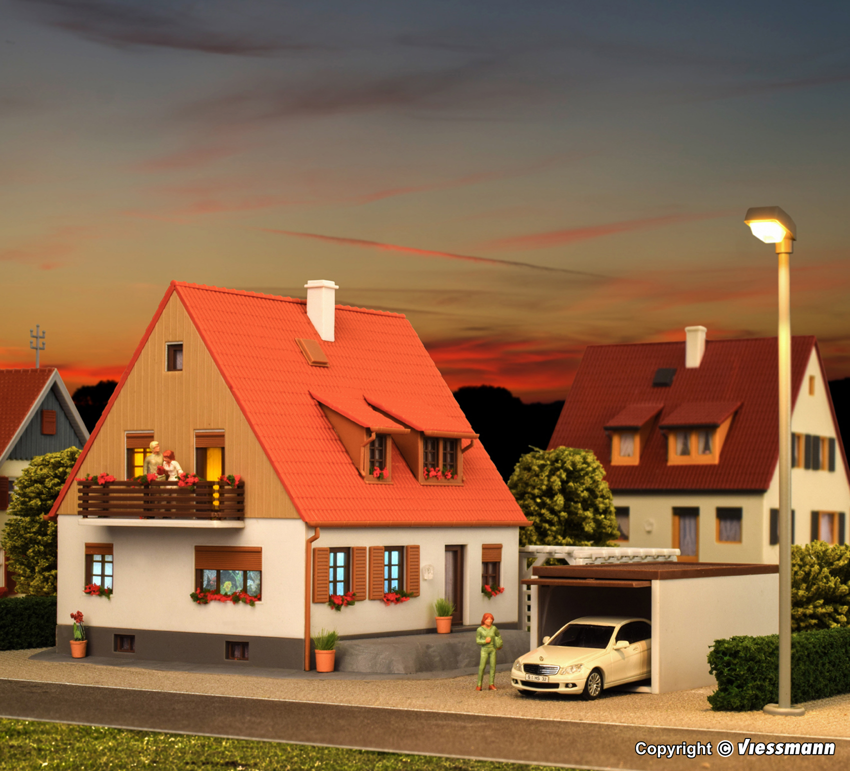 Kibri 38748 Einfamilienhaus mit Terrasse