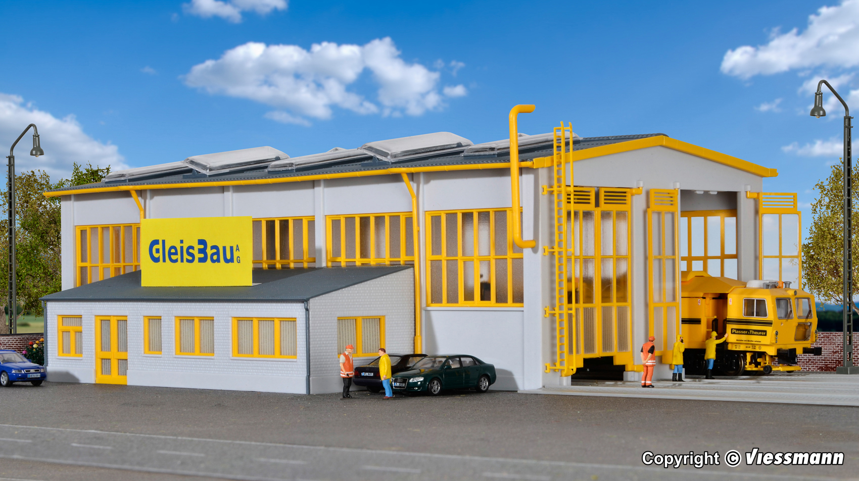 Kibri 39324 Wartungshalle GleisBau