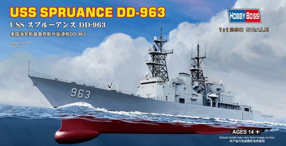 82504 USS Spruance DD-963