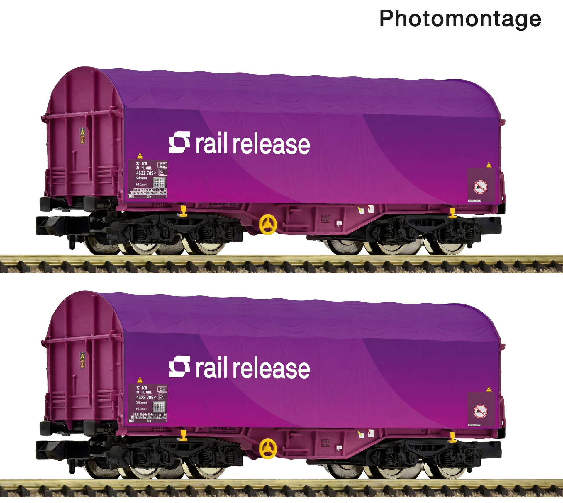 6660179 Rail Release Schiebeplanenwagen-Set Ep.6