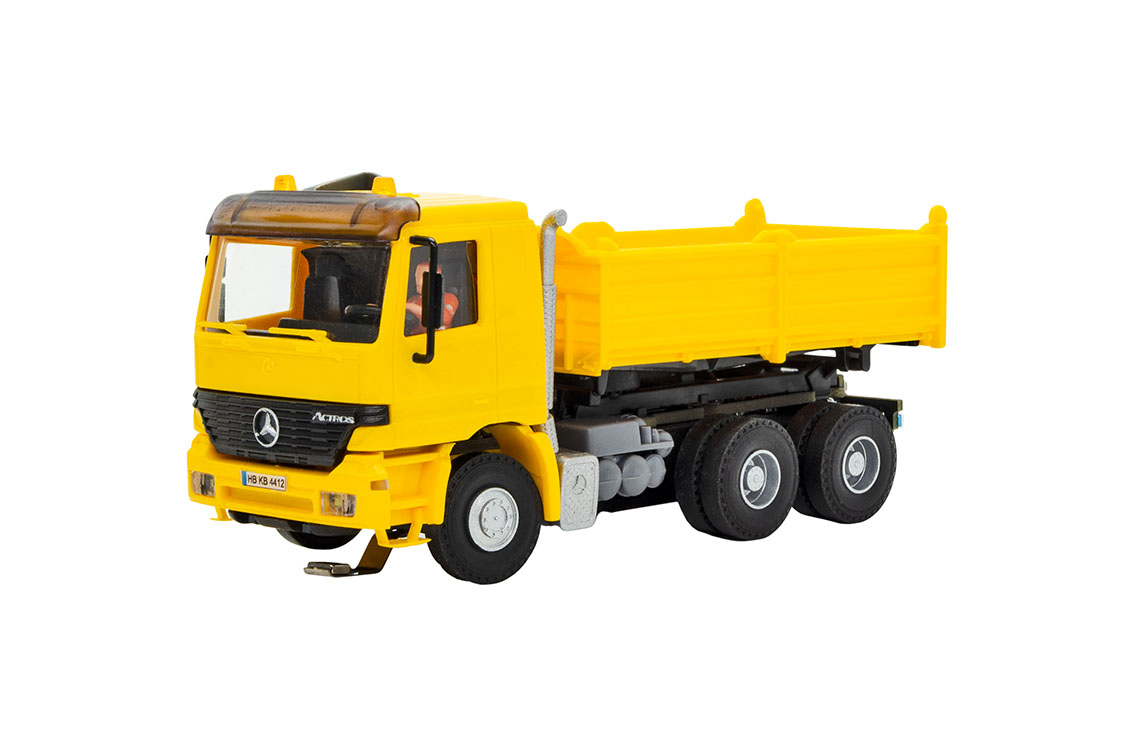 8015 CarMotion: MB Actros Muldenkipper gelb