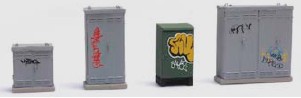 387.376 NL Schaltkästen mit Graffiti