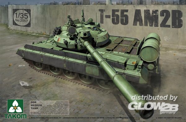 2057 DDR Medium Tank T-55 AM2B
