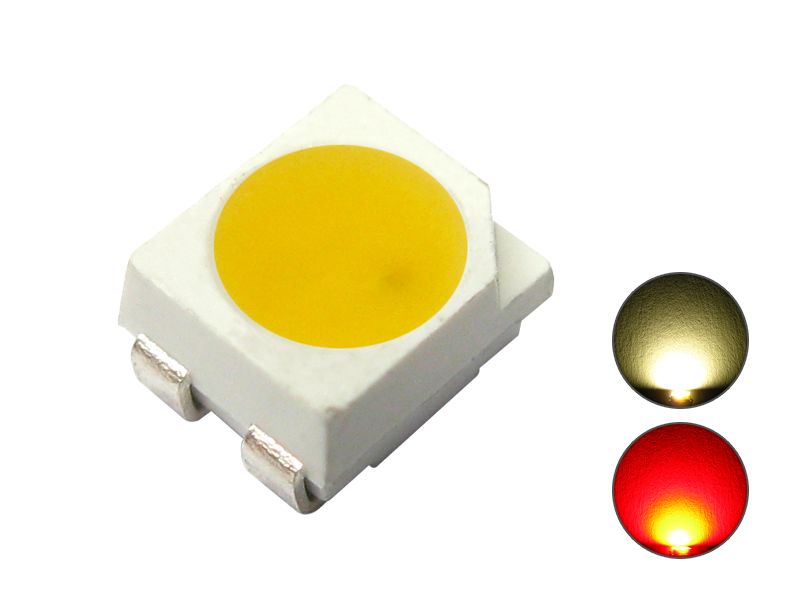50840 DUO Bi-Color TOP LED SMD 3528 PLCC4 war
