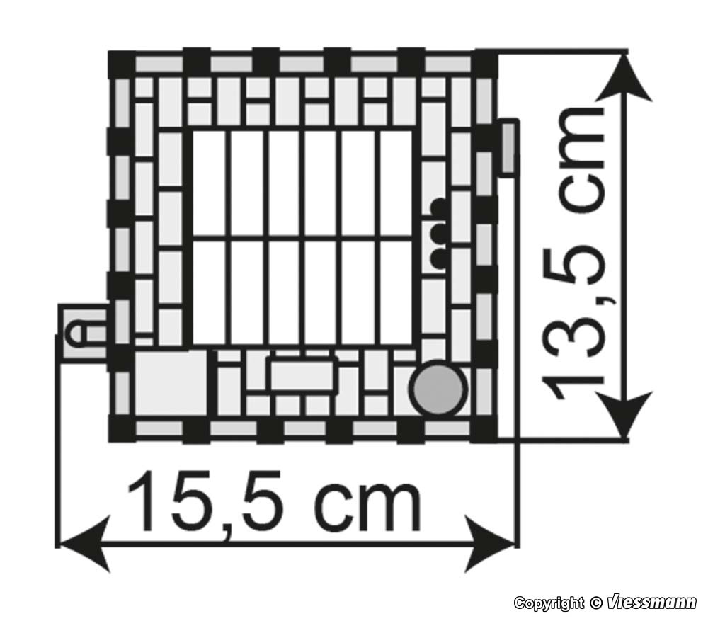 Kibri 39827 Erweiterungsgebäude Brauerei Felds.