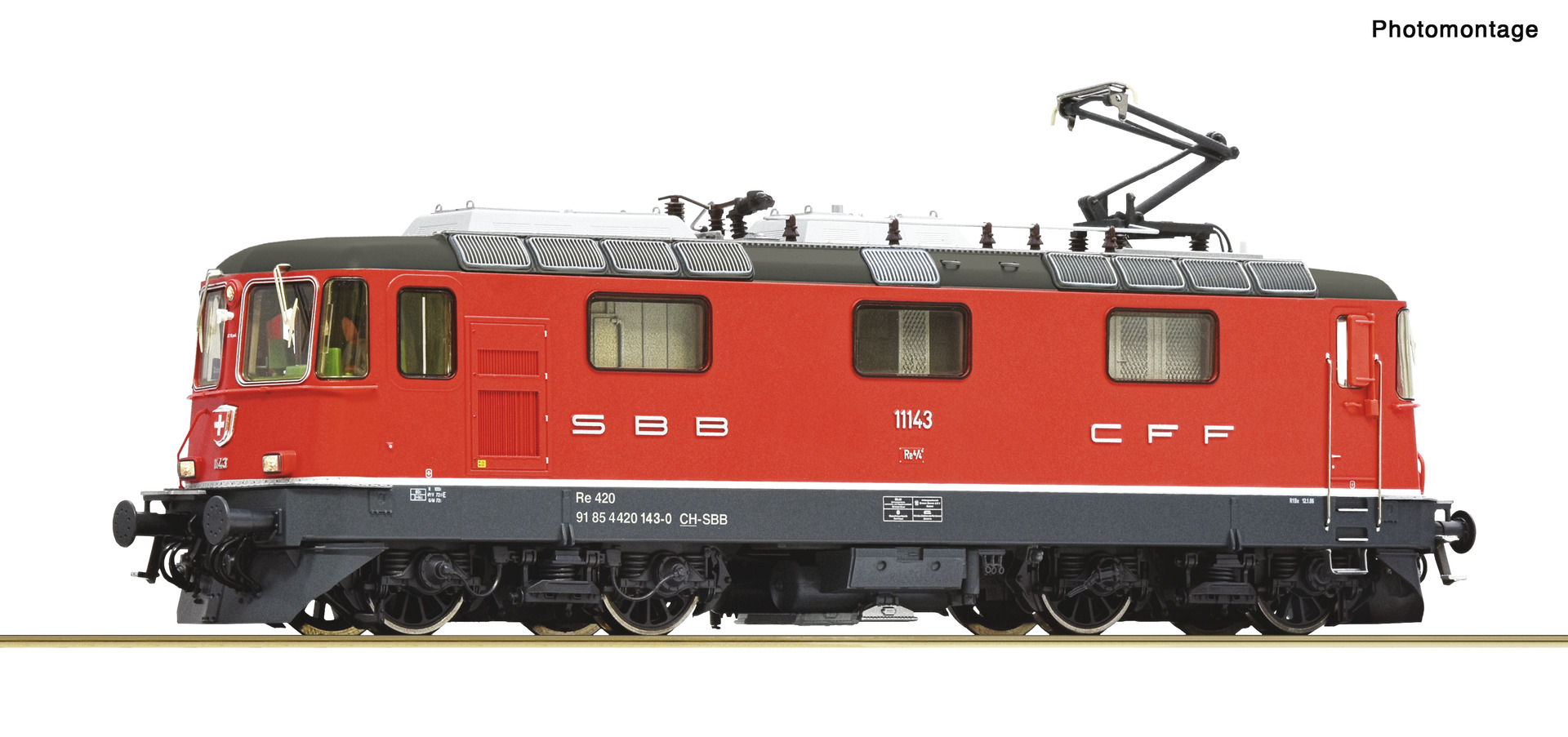 7520222 SBB E-Lok Re 4/4 II 11143 Ep.6 AC