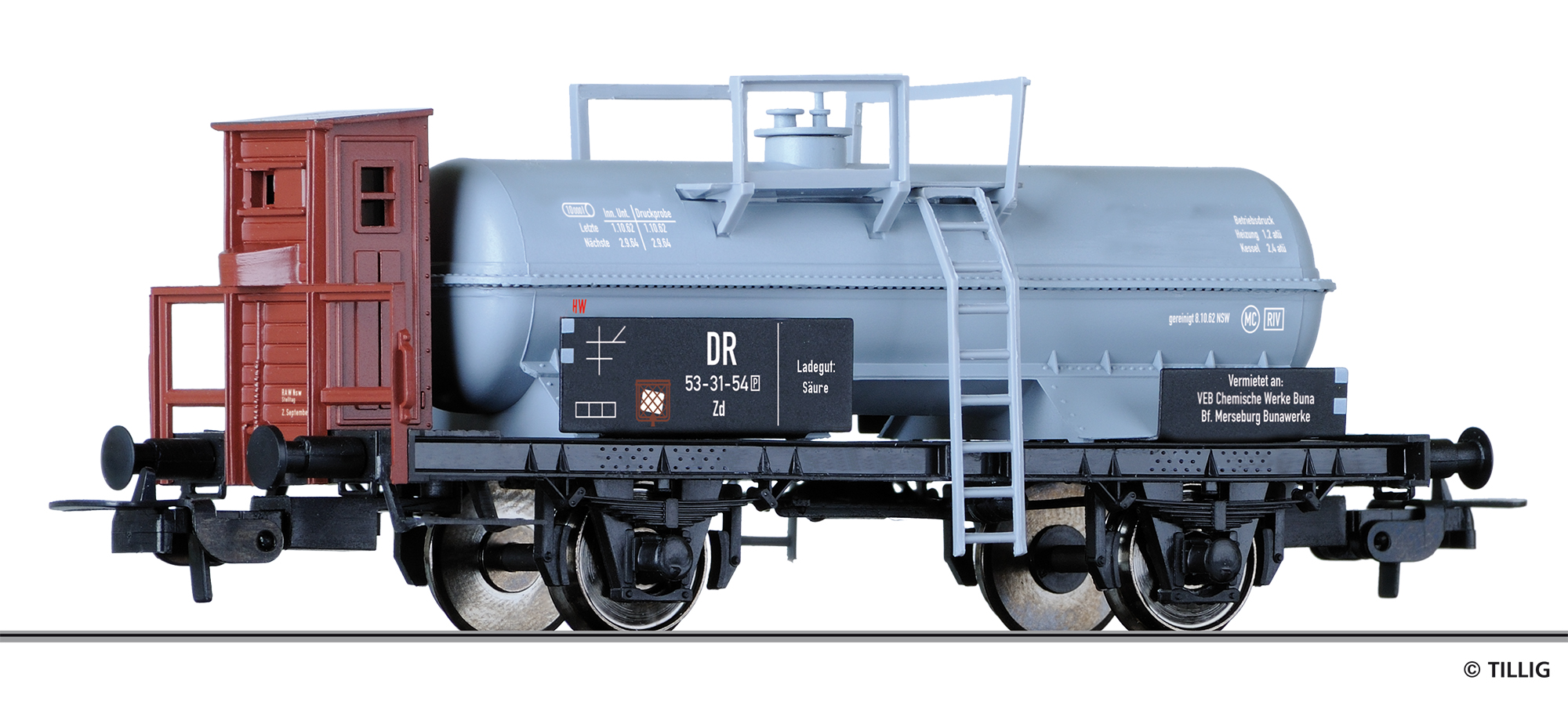 77045 DR Säurekesselwagen Zd "VEB Buna" Ep.3
