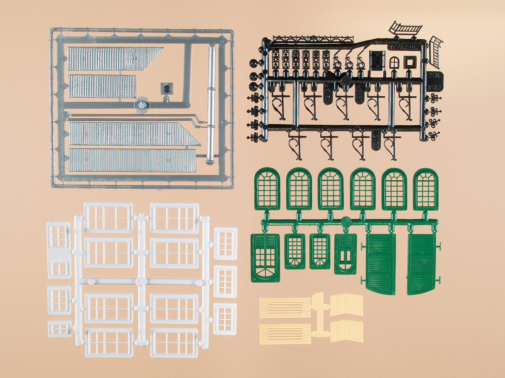 48551 Bastelset für Industriegebäude