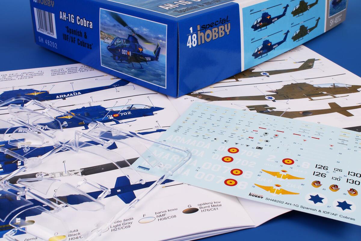 Special Hobby SH48202 AH-1G Cobra 'Spanish & IDF/AF Cobras'