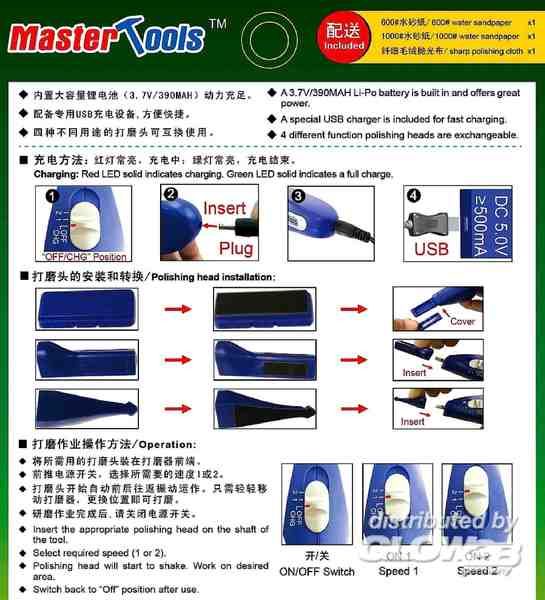 Master Tools 09939 Electric Sander/Polisher