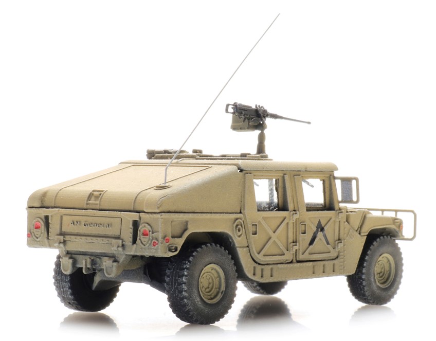 Artitec 6870538 Humvee Desert Armored .50 MG
