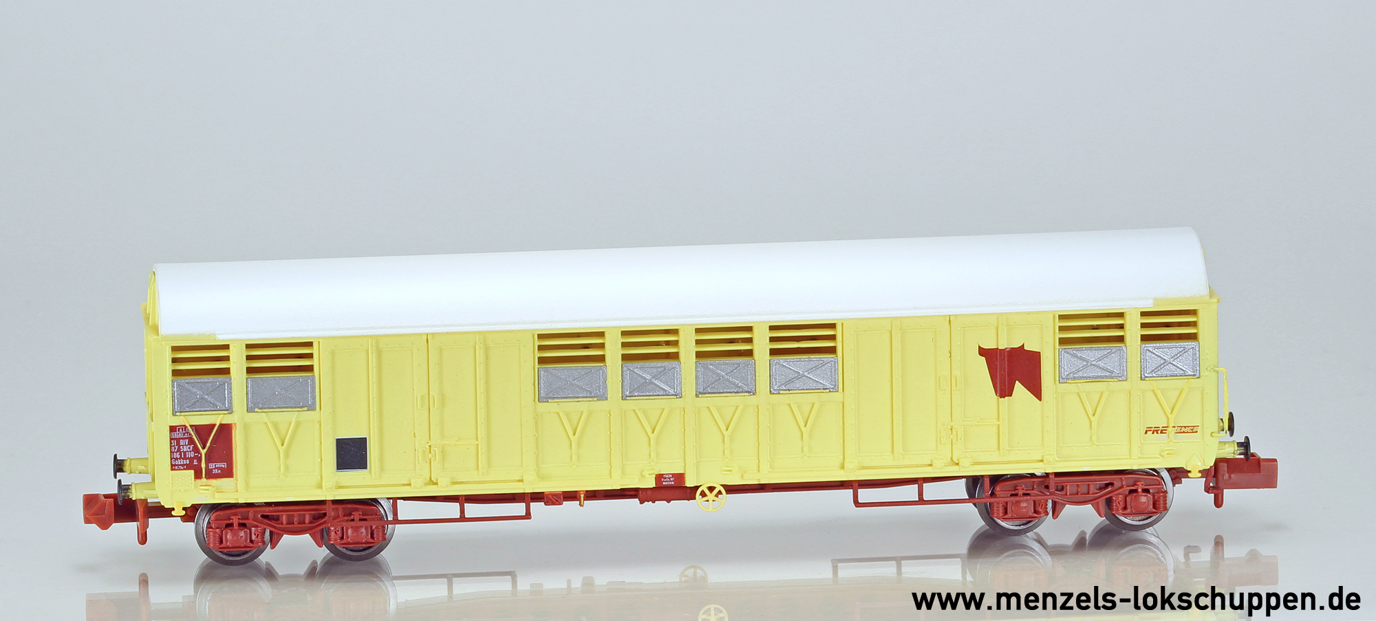 Trains 160 16017 SNCF gedeckte Güterwagen-Set 2-tlg Ep.5