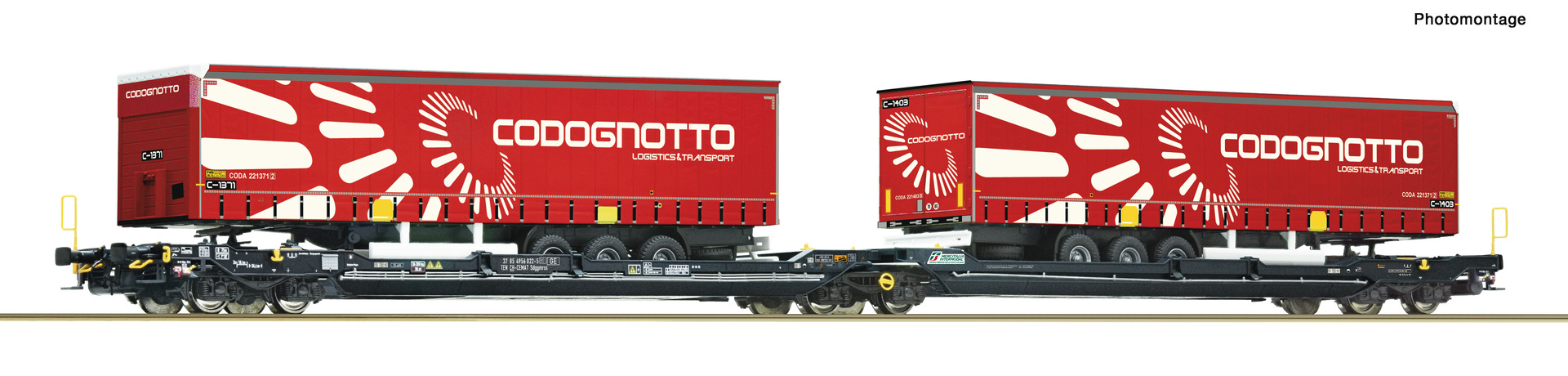 6600346 CEMAT Doppeltaschen-Tragwagen T3000 Ep.6