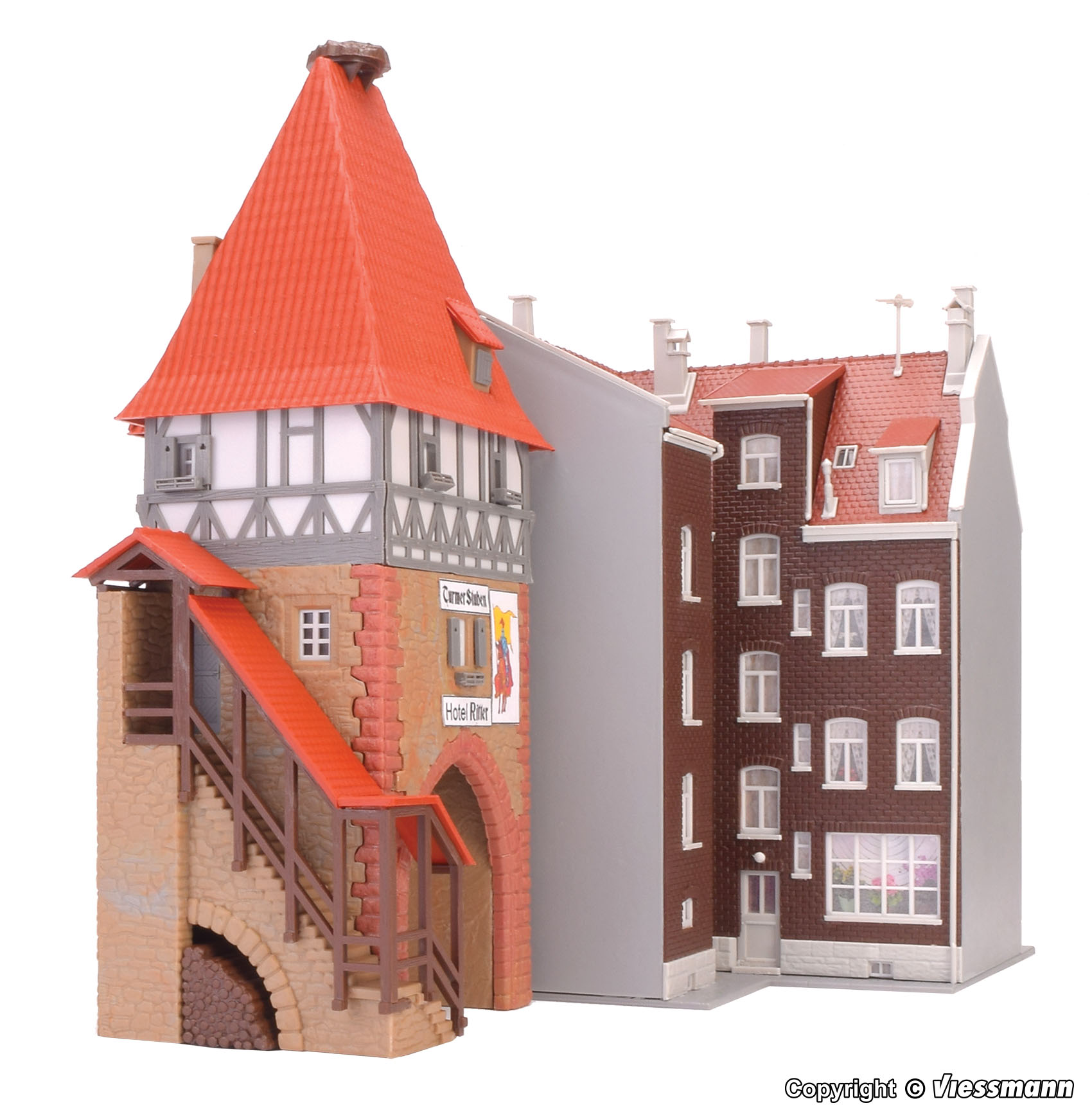 Kibri 12507 Hotel Ritter mit Stadttor