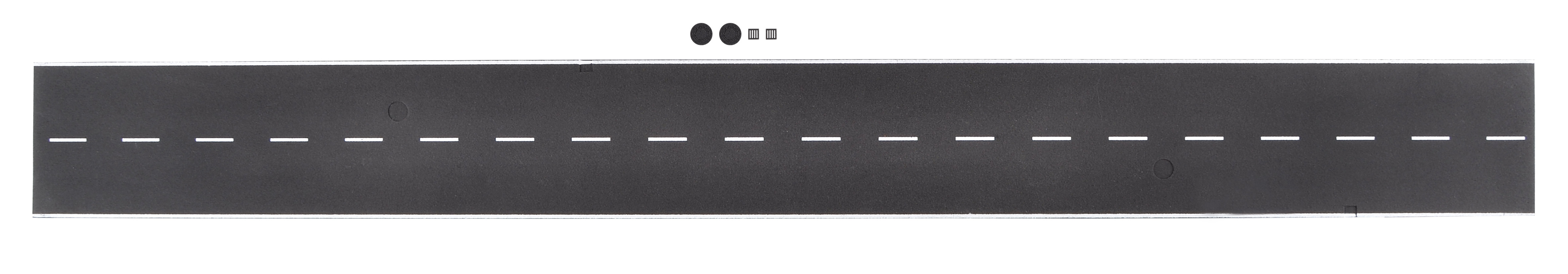 48290 H0 Straßenplatte Asphalt mit Nut