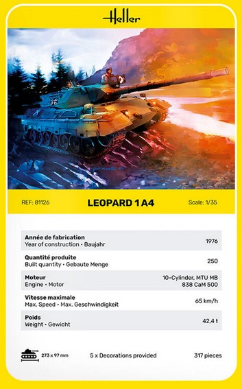 Heller 81126 Leopard 1A4