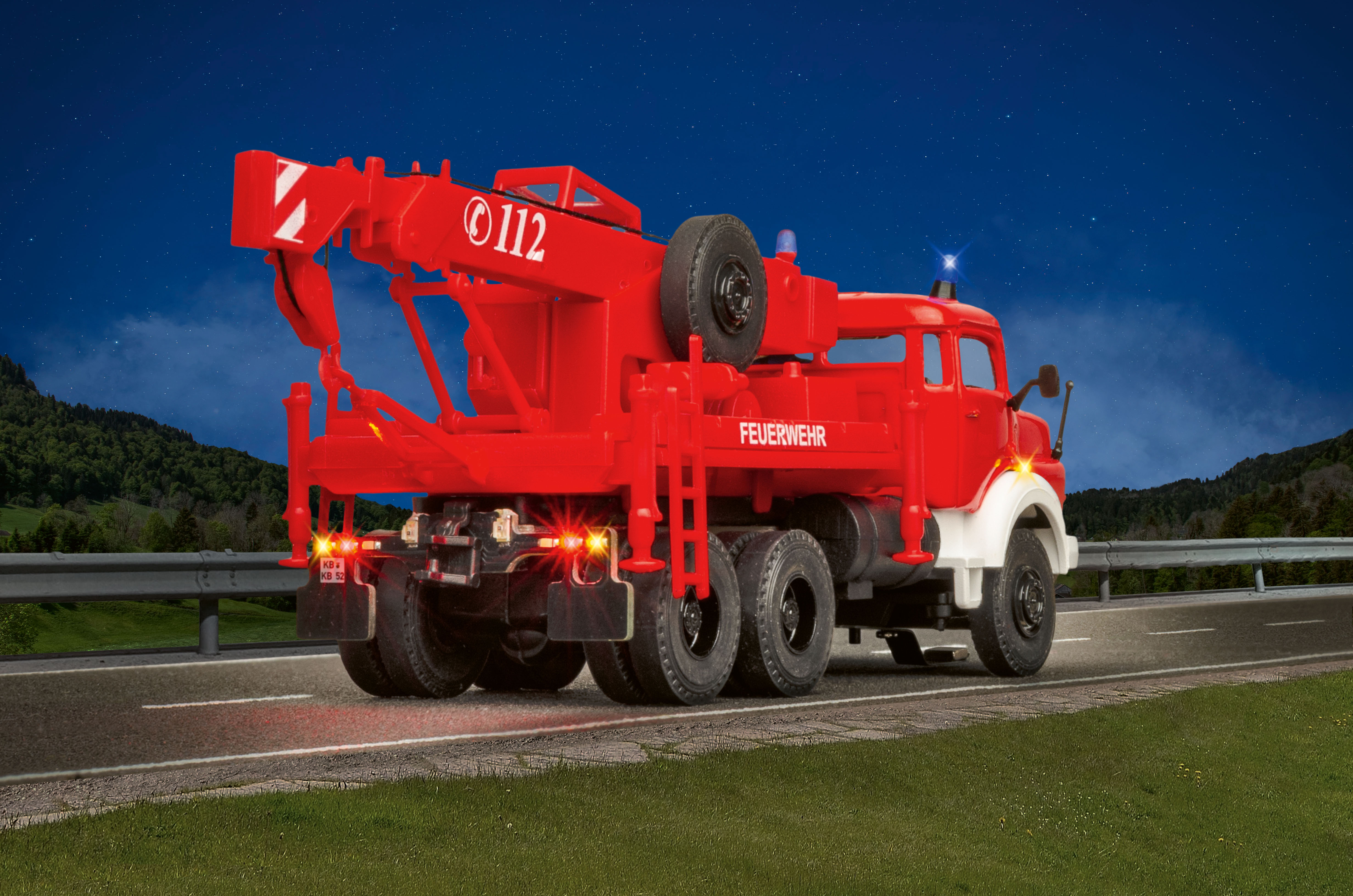 8052 CarMotion: MB Rundhauber Bergekran FW