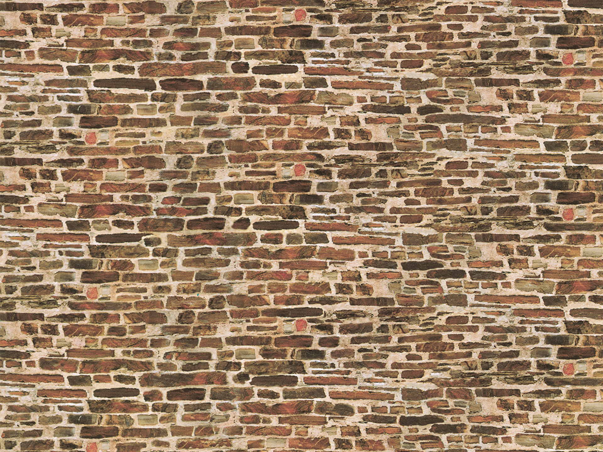 50516 Dekorpappe Kalksteinmauer klein lose