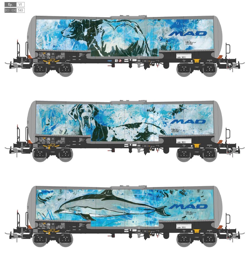 Sudexpress S783901 BSAS MAD Kesselwagen-Set 3-tlg. Ep.6