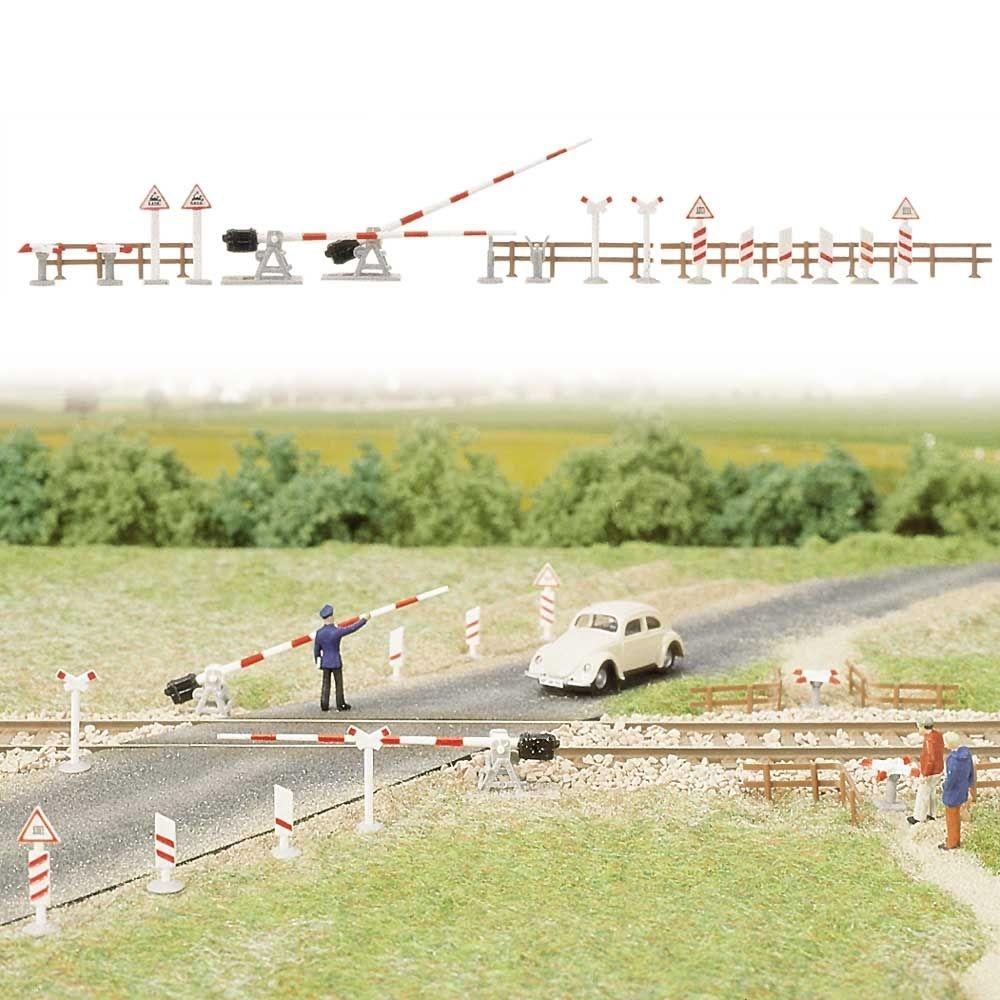 6020 Bahnübergang Ausstattungs-Set