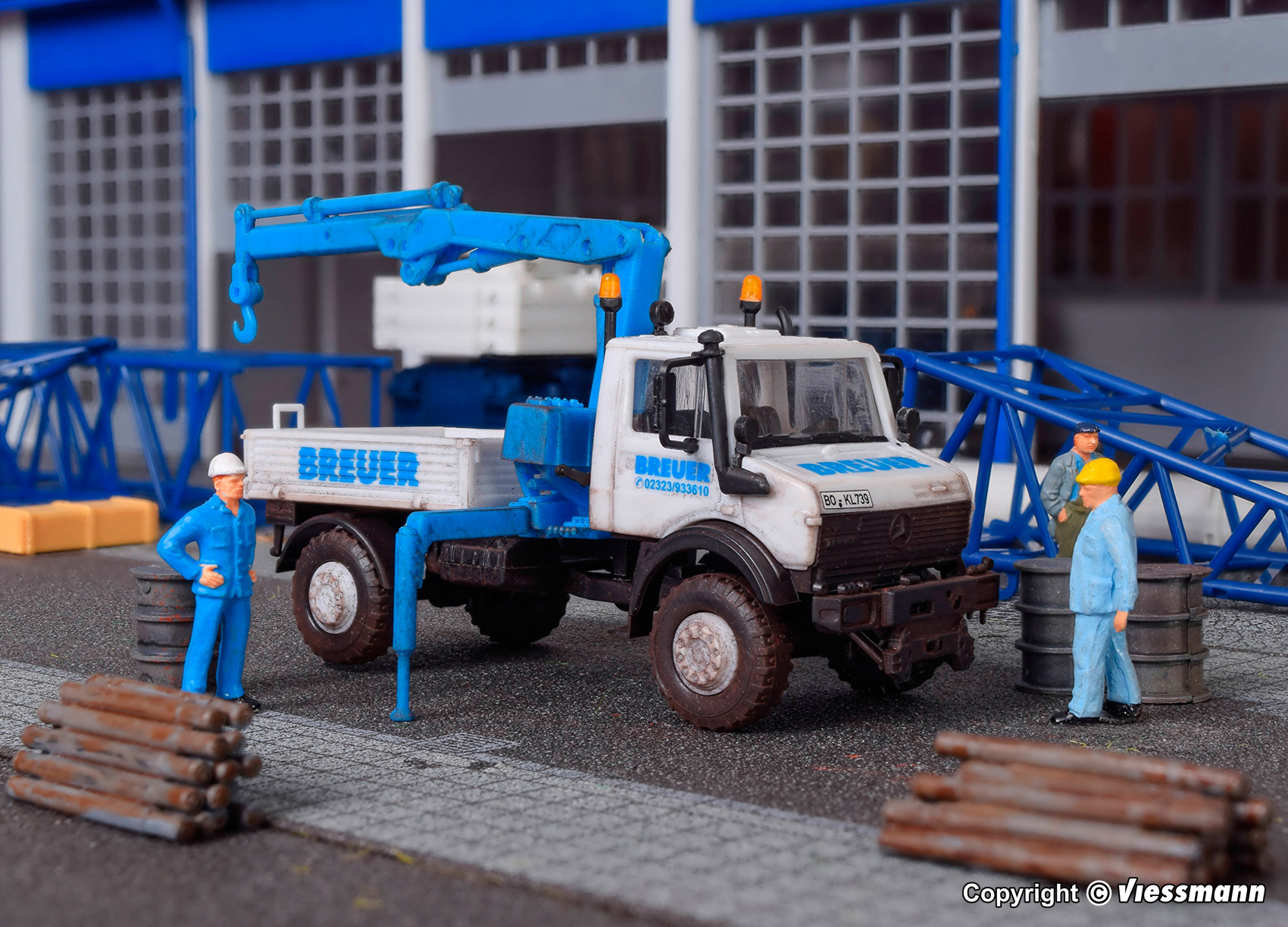 13059 H0 UNIMOG BREUER