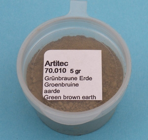 70.010 Pulver grünbraune Erde
