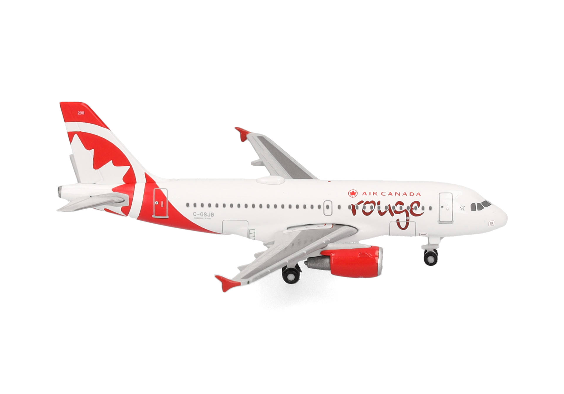 538701 Airbus A319 Air Canada Rouge