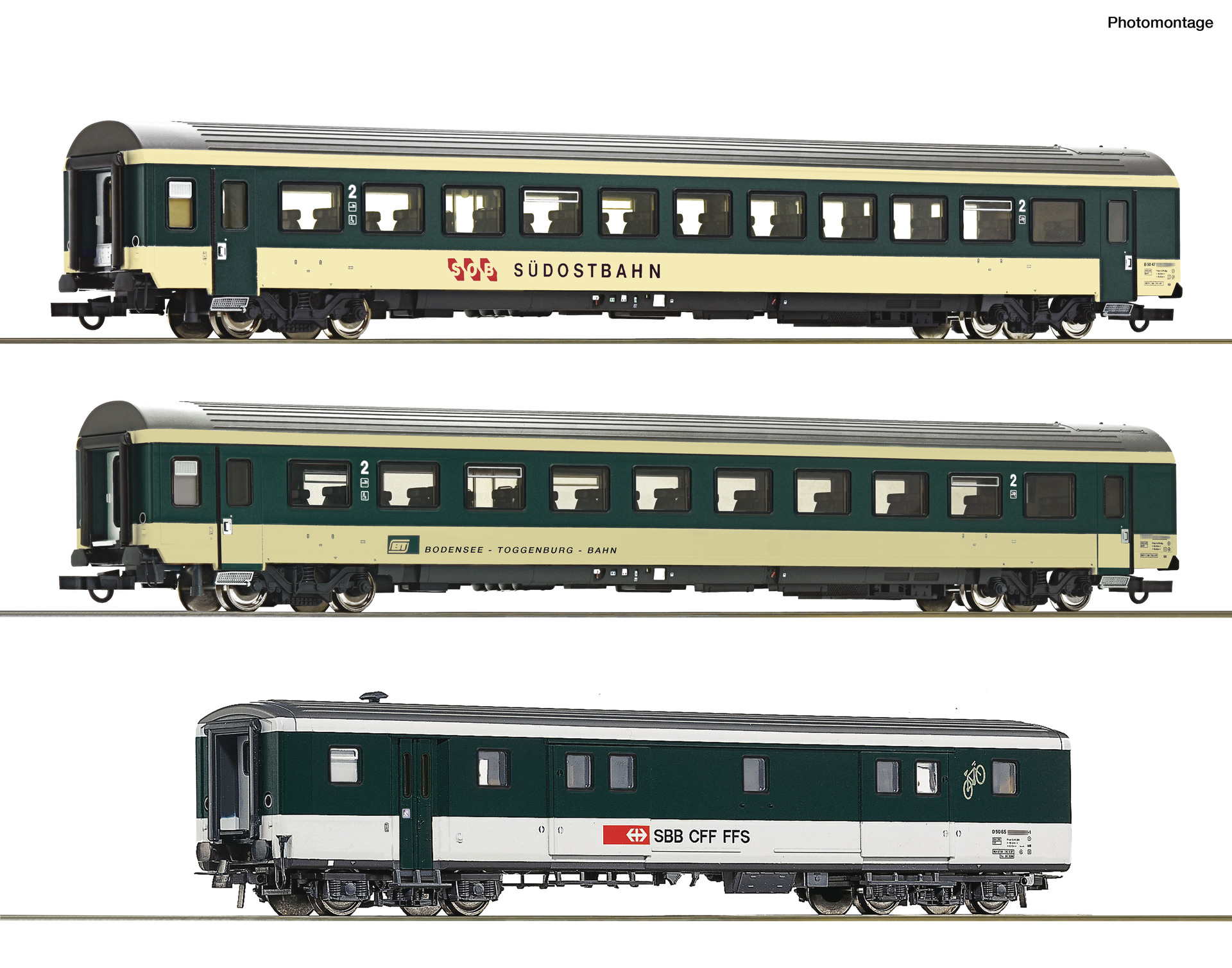 Roco 6200212 SOB/BT "Voralpen-Expr." Set1 3tl. Ep.4/5