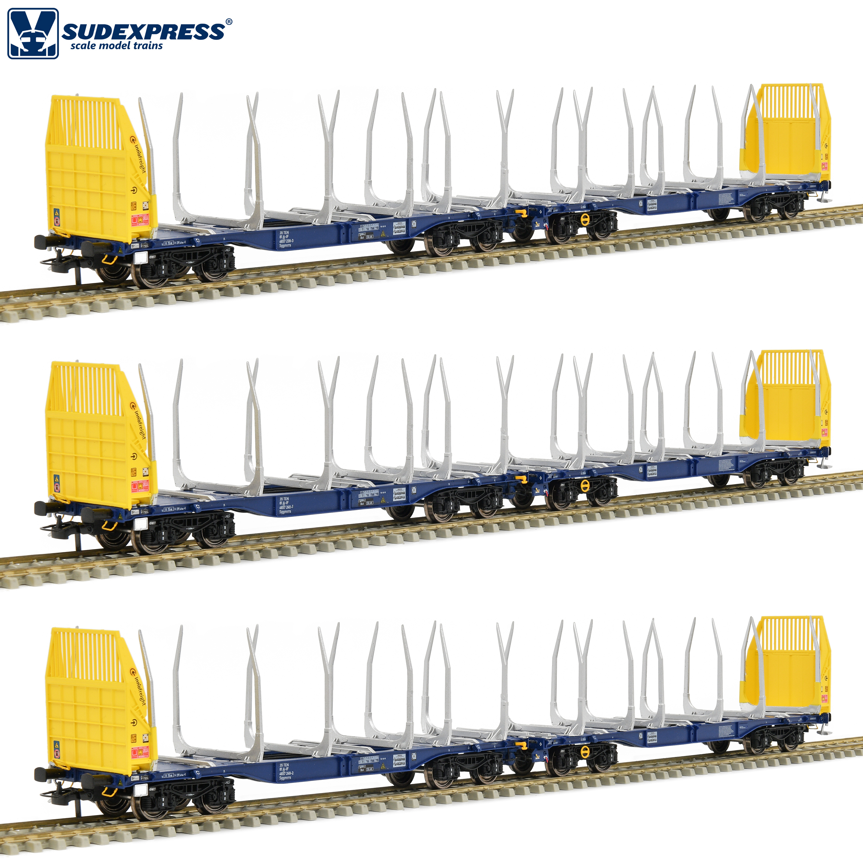 Sudexpress S4657005 Innofreight Doppeltragwagen-Set Ep.6