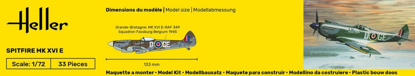 Heller 80282 Spitfire MK XVI E