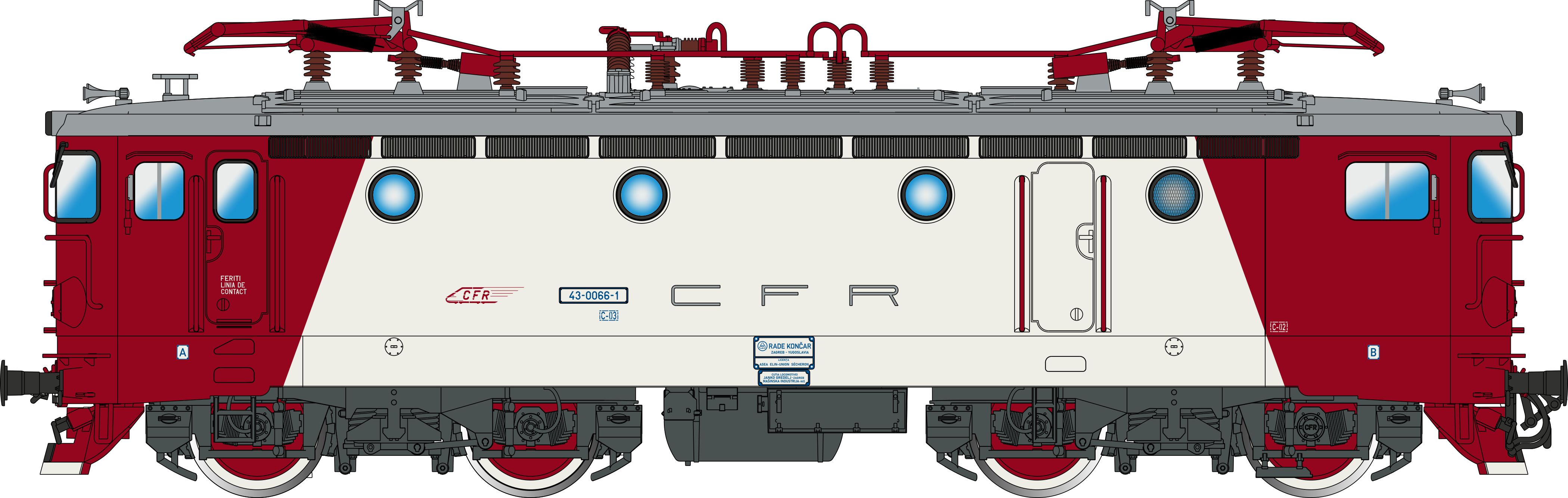 Albert Modell 040006 CFR E-Lok 43-0066-1 Ep.6