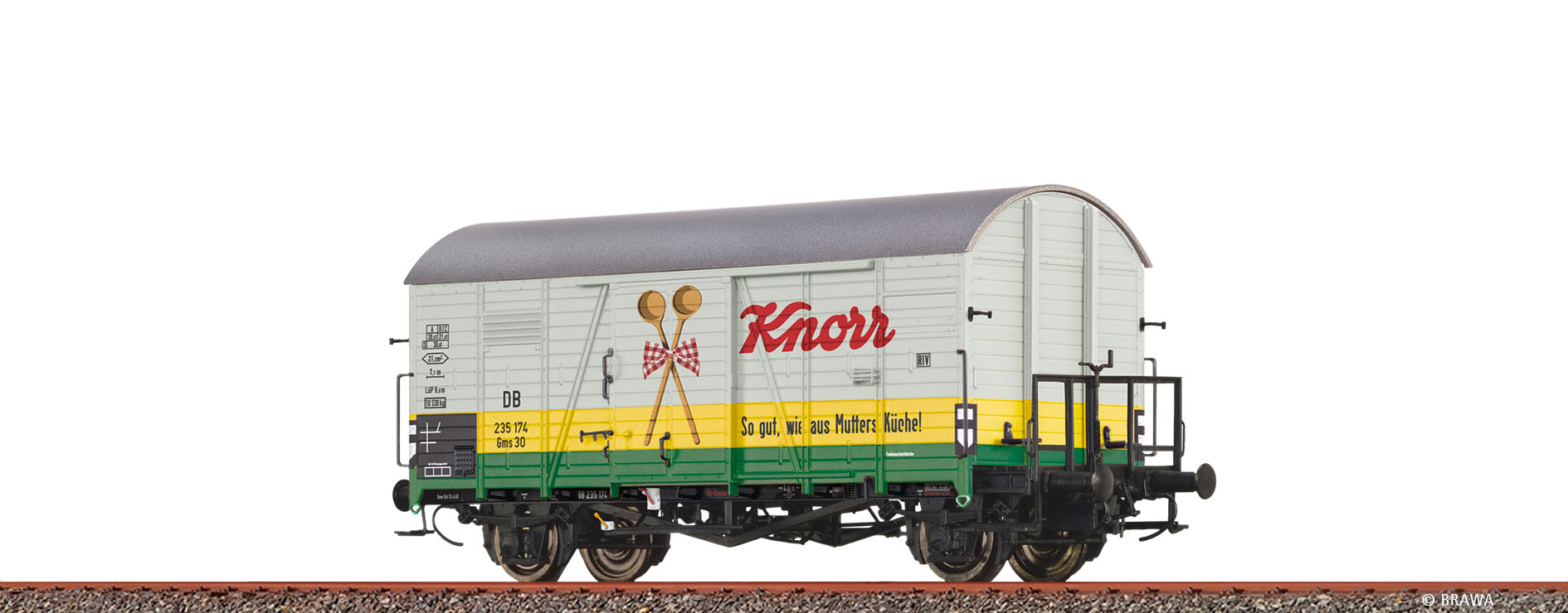 51135 DB ged. Güterwagen Gms30 "Knorr" Ep.3