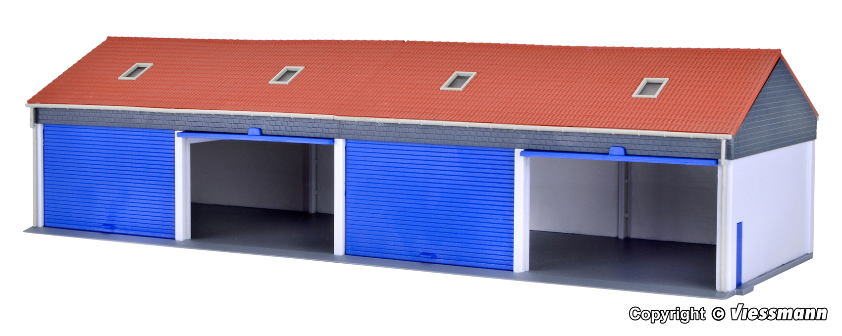Kibri 38136 Garage für 8 LKWs