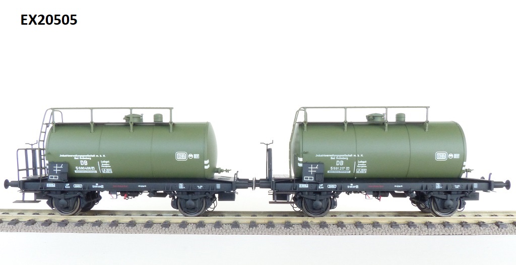 Exact-train 20505 DB Kesselwagen "IVG" Set 2-tlg. Ep.3b