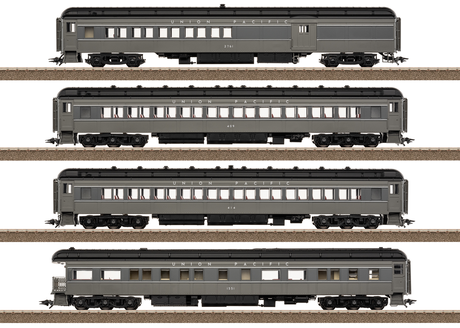 23729 UP Heavyweight Personenwagen-Set Ep.3