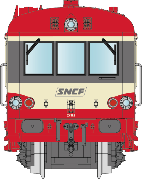 NW-199 SNCF Triebzug Serie X4500 2-tlg Ep.4/5