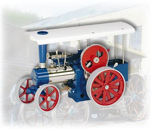 Wilesco 00405 D405 Dampftraktor blau